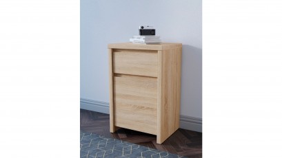  Kaspian Oak Sonoma Small Storage Cabinet - Contemporary furniture collection