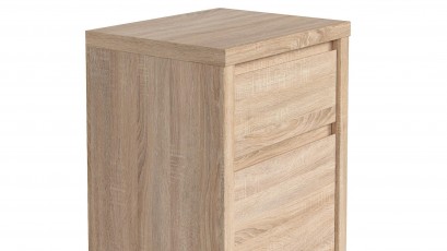  Kaspian Oak Sonoma Small Storage Cabinet - Contemporary furniture collection