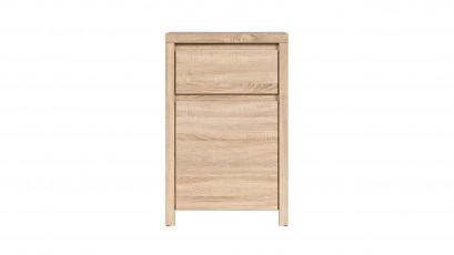  Kaspian Oak Sonoma Small Storage Cabinet - Contemporary furniture collection