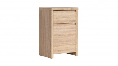  Kaspian Oak Sonoma Small Storage Cabinet - Contemporary furniture collection