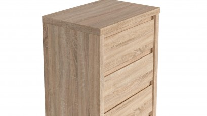  Kaspian Oak Sonoma 5 Drawer Dresser - Contemporary furniture collection