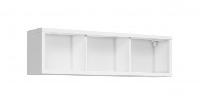  Kaspian White Floating Shelf - Contemporary furniture collection