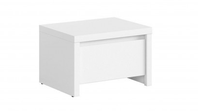  Kaspian White Nightstand - Contemporary furniture collection