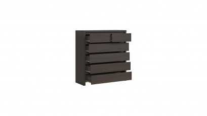  Kaspian Wenge 6 Drawer Dresser - Contemporary furniture collection