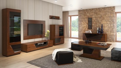  Mebin Smart Tv Stand Maxi Antique Walnut - Furniture of the highest quality