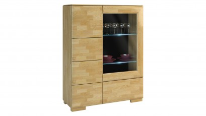  Mebin Rossano Bar Cabinet Oak Bianco - High-quality European furniture