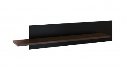  Mebin Rossano Small Hanging Shelf Oak Notte - High-quality European furniture