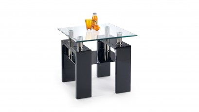  Halmar Diana Side Table Black - Modern accent table