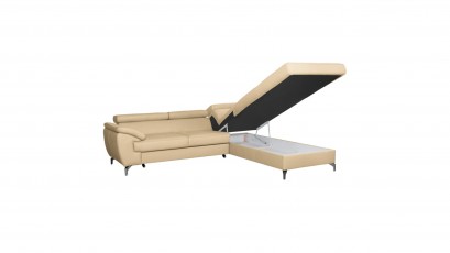 Des Sectional Filo - Corner sofa with bed and storage