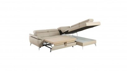 Des Sectional Sono With Bed And Storage - Corner sofa with bed and storage