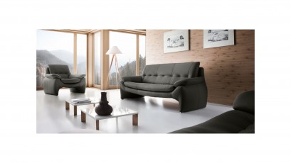  Des Sofa Madryt - Dollaro Anthracite - Full-grain leather