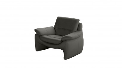  Des Armchair Madryt - Dollaro Anthracite - Full-grain leather