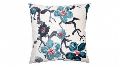  Torre & Tagus Sakura Cream Velvet - Throw pillow