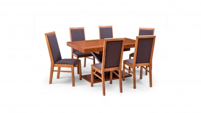 Bukowski Dining Set Valentino X and Infinity - European extandable table