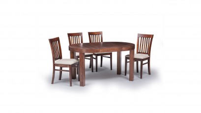 Bukowski Dining Set Karo and Ewita - European extendable table