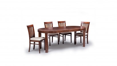 Bukowski Dining Set Karo and Ewita - European extendable table