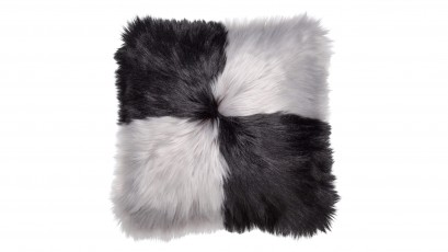  Torre & Tagus Quadrant Mongolian Faux Fur Filled Cushion - Throw pillow