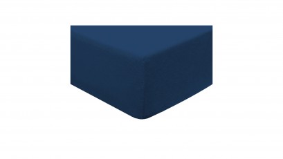  Darymex Terry Fitted Bed Sheet - Navy Blue - Europen made