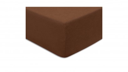  Darymex Terry Fitted Bed Sheet - Chocolate - Europen made