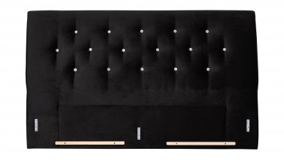  Hauss Queen Size Storage Bed Amore Jaguar 2183 With Crystals - Glamour upholstered bed