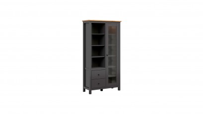  Hesen Double Display Cabinet - Scandinavian collection