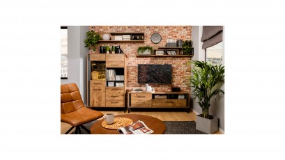  Luton Display Cabinet - Loft style furniture