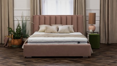 Hauss Bed Koral - Modern upholstered bed