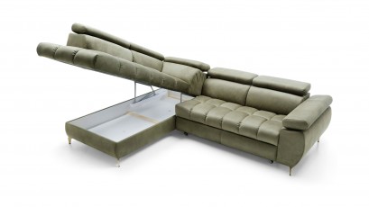 Puszman Sectional Lugano II - Discover a new comfort level with the unique and extremely modern Lugano corner sofa.