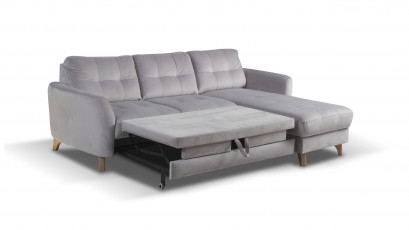 Des Sectional Vista - Corner sofa-bed with storage