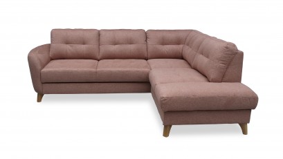 Des Sectional Vista II - Corner sofa-bed with storage