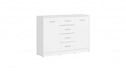  Nepo Plus Large Dresser White - Minimalist youth room collection