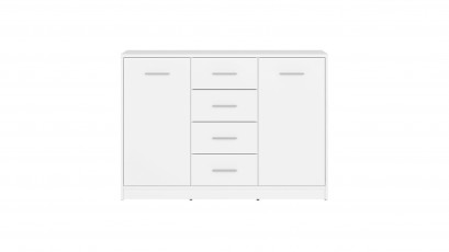  Nepo Plus Large Dresser White - Minimalist youth room collection