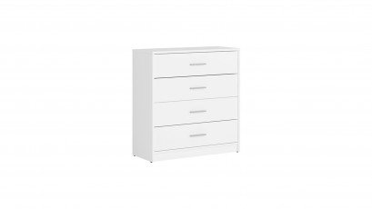  Nepo Plus Dresser White - Minimalist youth room collection