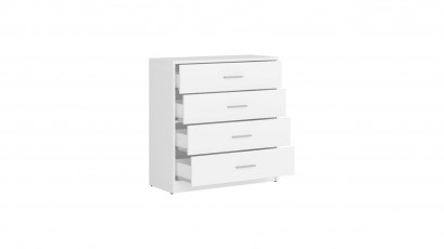  Nepo Plus Dresser White - Minimalist youth room collection