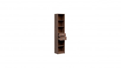  Nepo Plus Narrow Bookcase Oak Monastery - Minimalist youth room collection