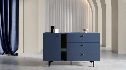  Lenart Colours Small Sideboard CS-04 Navy - Modern accent furniture