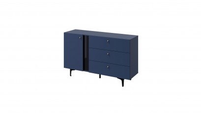  Lenart Colours Small Sideboard CS-04 Navy - Modern accent furniture