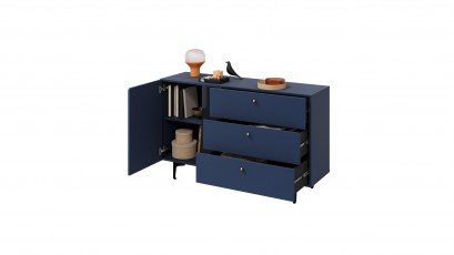  Lenart Colours Small Sideboard CS-04 Navy - Modern accent furniture