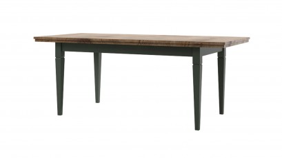  Helvetia Evora Table Type 92 G/O - Deep green extendable dining table