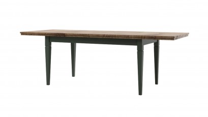  Helvetia Evora Table Type 92 G/O - Deep green extendable dining table