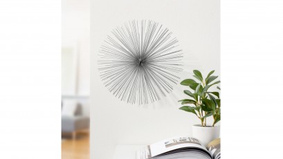  Torre & Tagus Spike Wall Pod - Silver - Modern decor