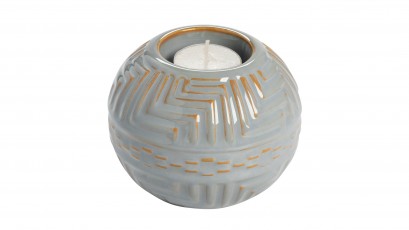  Torre & Tagus Maze Reactive - Glaze Ceramic Tealight Holder