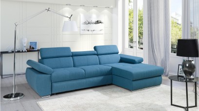 Puszman Sectional Lizbona I - Modern corner sofa with bed and storage.