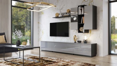  Helvetia Helio Tv Stand Type 39 G/B - Modern media console