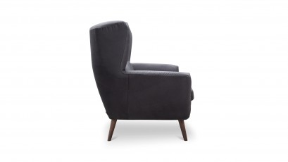 Gala Collezione Loveseat Forli - Scandinavian wingback loveseat