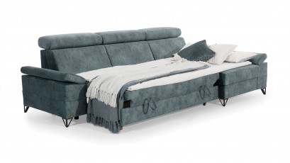 Unimebel Sectional Lazaro - Corner unit with bed and storage