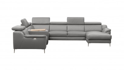 Des Sectional Domino - Large U-shape sofa with multiple features