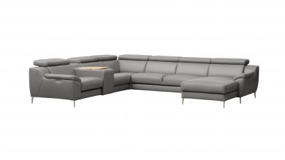 Des Sectional Domino - Large U-shape sofa with multiple features