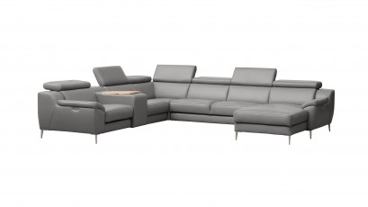 Des Sectional Domino - Large U-shape sofa with multiple features