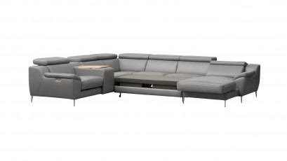 Des Sectional Domino - Large U-shape sofa with multiple features